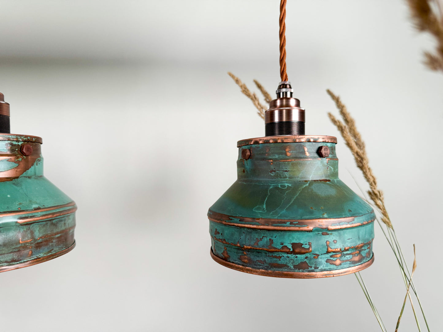 Industrial lighting ,Patina Light fixture ,Rustic chandelier , Farmhouse lighting ,Pendant light,