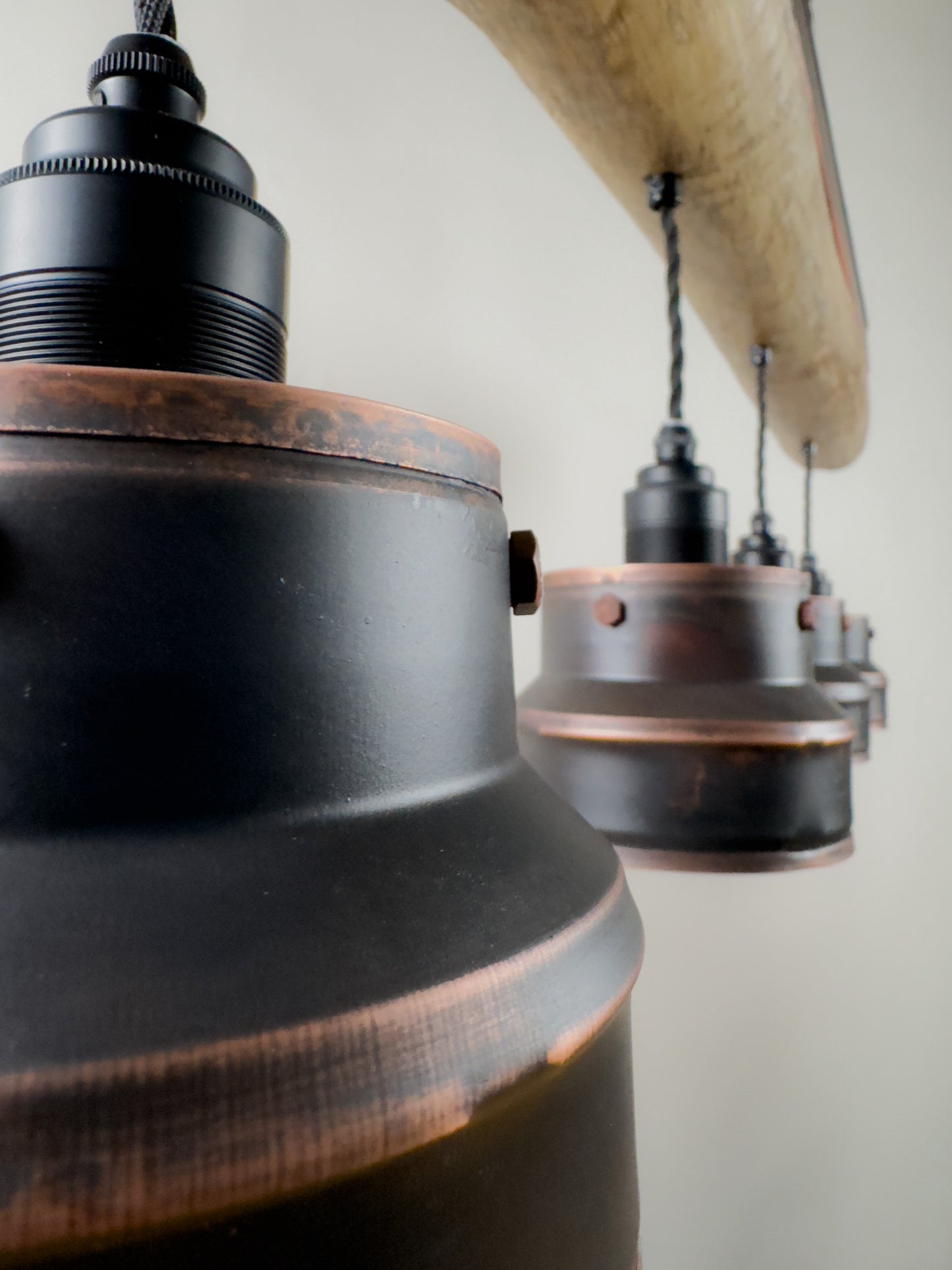 DriftIron - handcrafted rustic industrial pendant