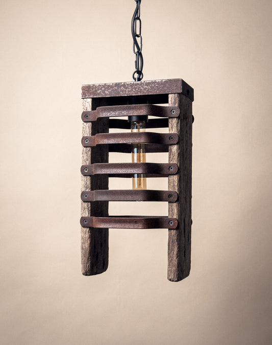 Light Object – Reclaimed Wood lighting fixture