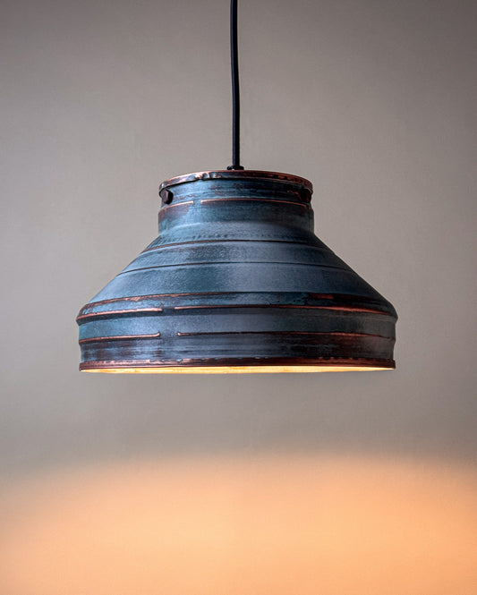 Patina freeze - unique lighting fixture