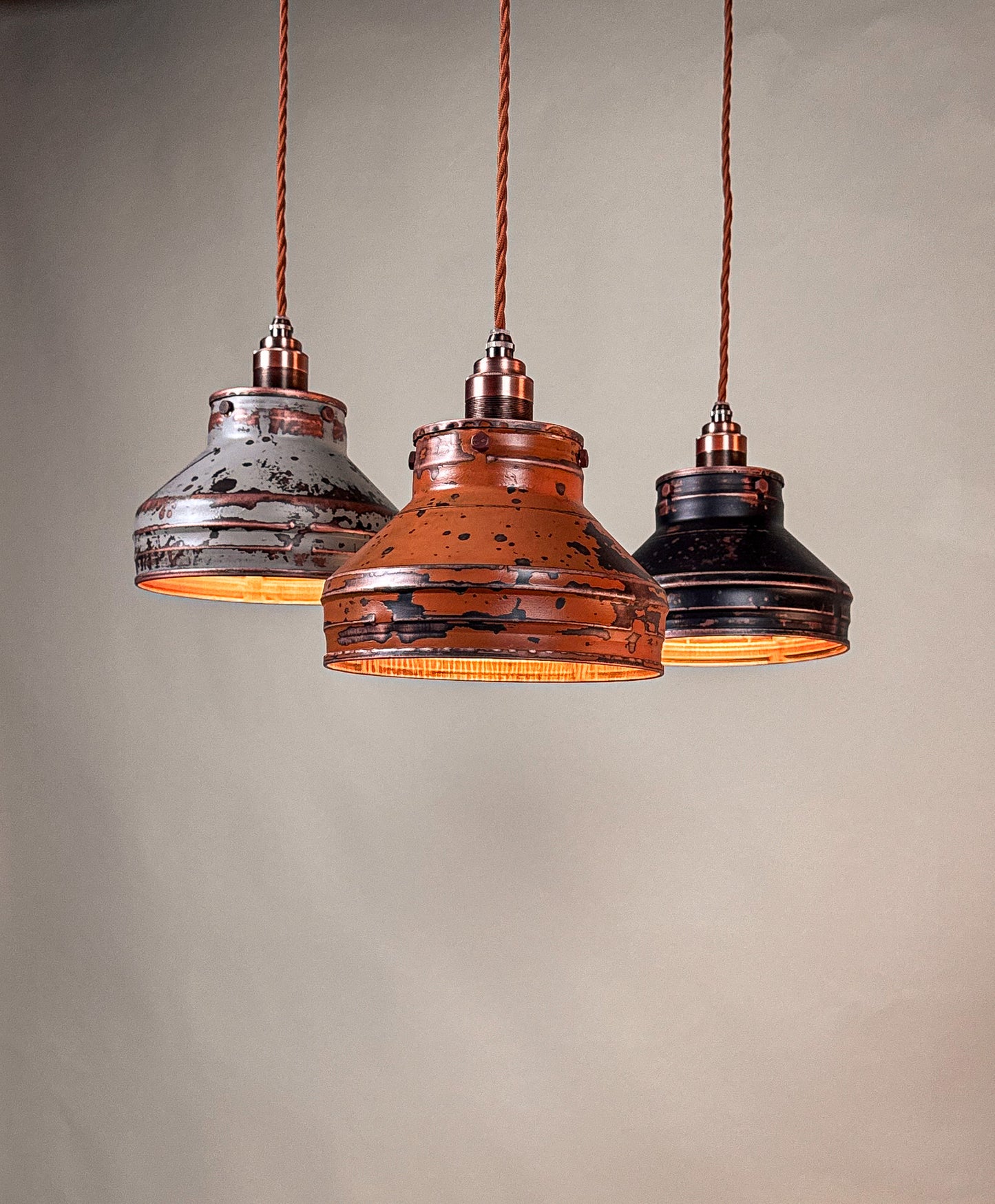 Bronze Echo Series - Artisan Handcrafted Pendant Light