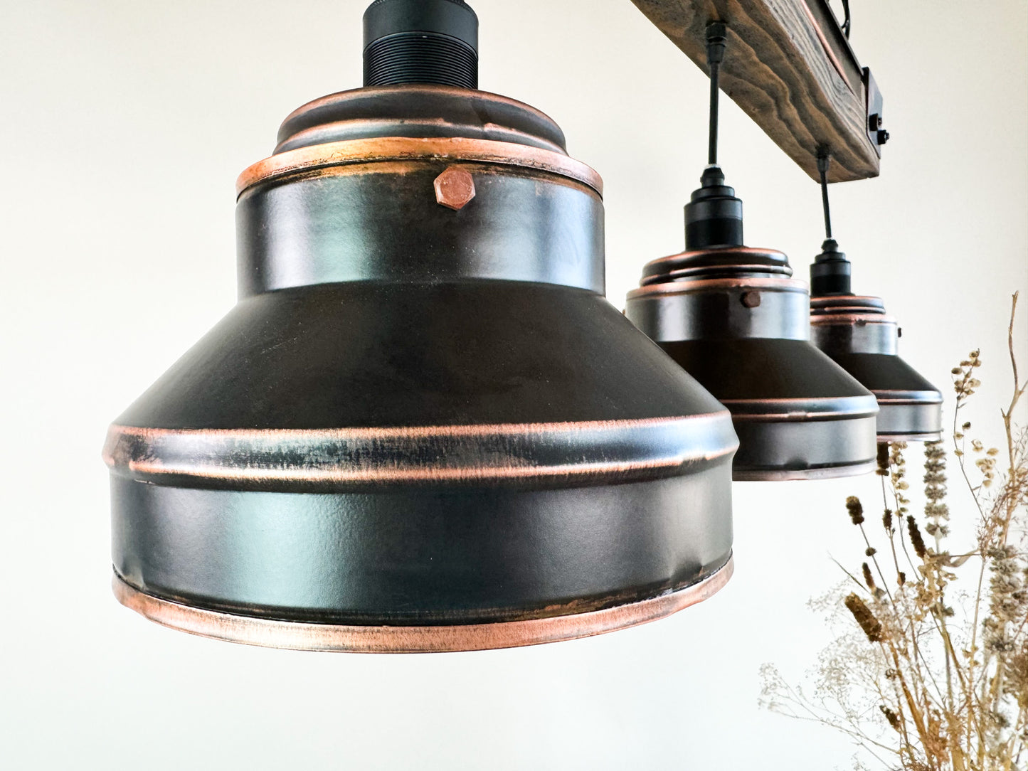 Industrial lighting ,Patina Light fixture ,Rustic chandelier , Farmhouse lighting ,Pendant light,