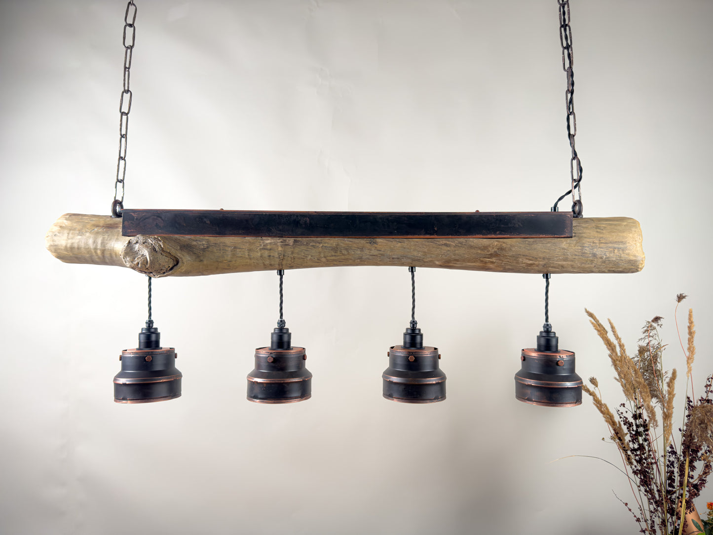 DriftIron - handcrafted rustic industrial pendant