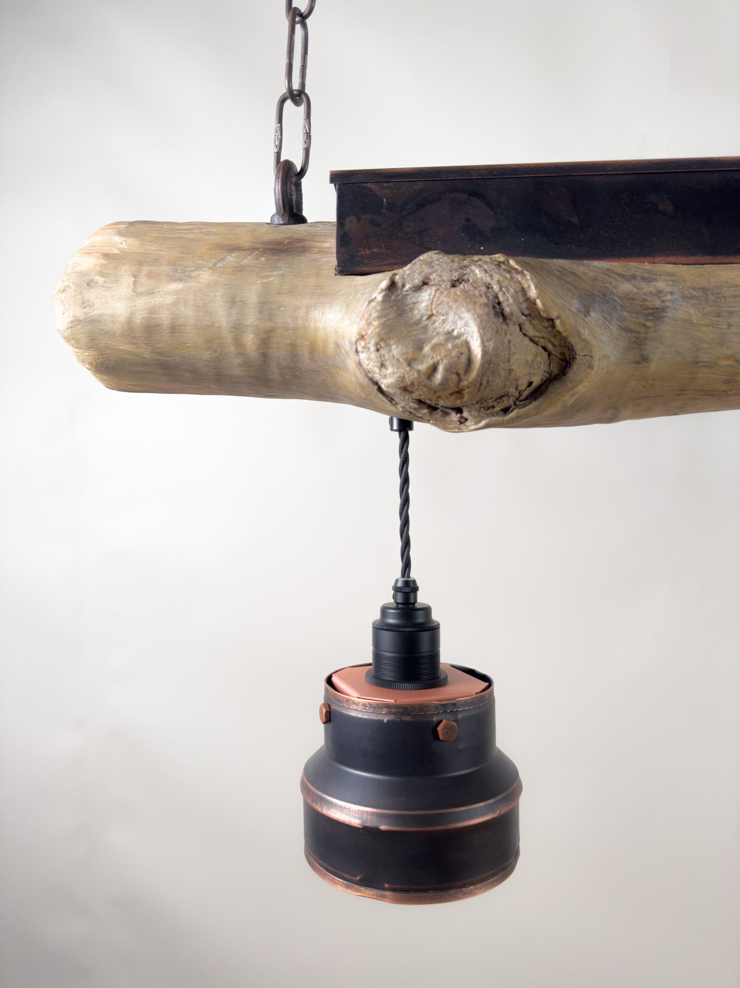 DriftIron - handcrafted rustic industrial pendant