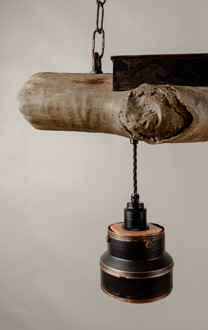 DriftIron - handcrafted rustic industrial pendant