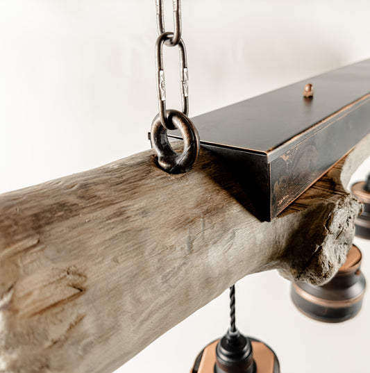 DriftIron - handcrafted rustic industrial pendant