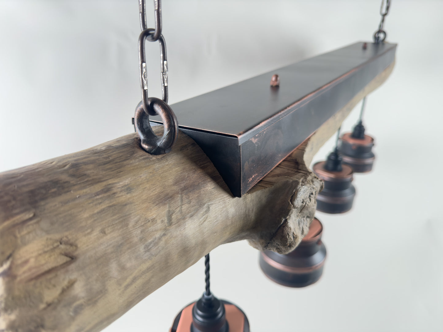 DriftIron - handcrafted rustic industrial pendant