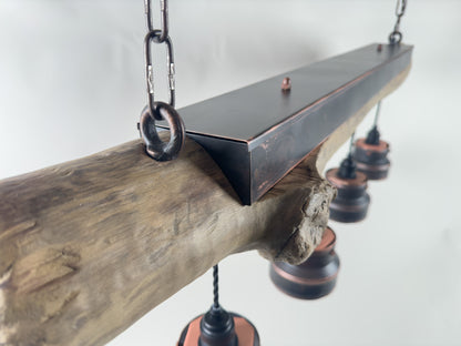 DriftIron - handcrafted rustic industrial pendant