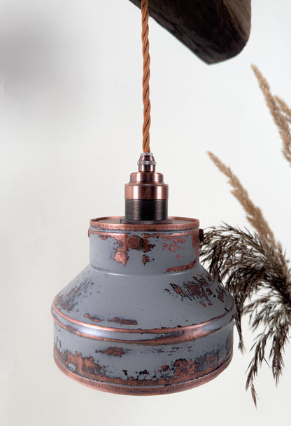 ElmForge – handcrafted rustic industrial pendant