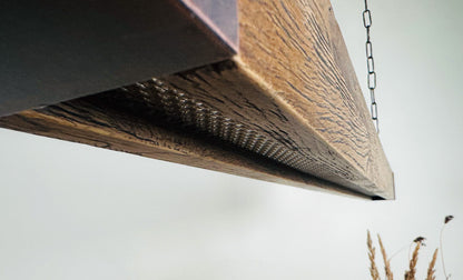 Oak wood ,Industrial Lighting ,Farmhouse Chandelier , Led light ,Pendant Light
