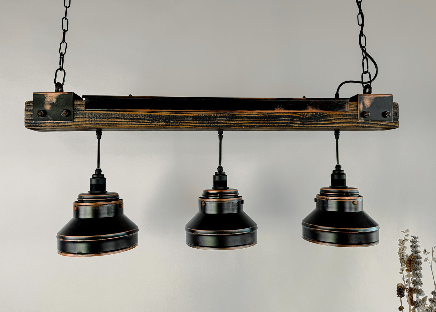 Industrial lighting ,Patina Light fixture ,Rustic chandelier , Farmhouse lighting ,Pendant light,
