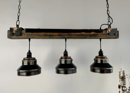 Industrial lighting ,Patina Light fixture ,Rustic chandelier , Farmhouse lighting ,Pendant light,