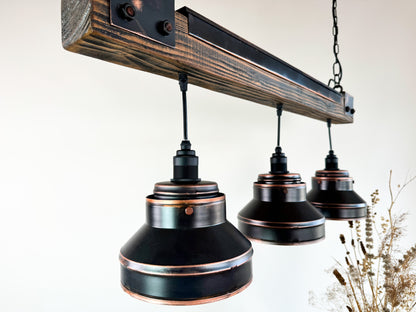 Industrial lighting ,Patina Light fixture ,Rustic chandelier , Farmhouse lighting ,Pendant light,