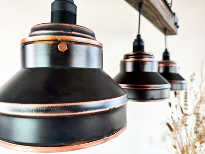 Industrial lighting ,Patina Light fixture ,Rustic chandelier , Farmhouse lighting ,Pendant light,