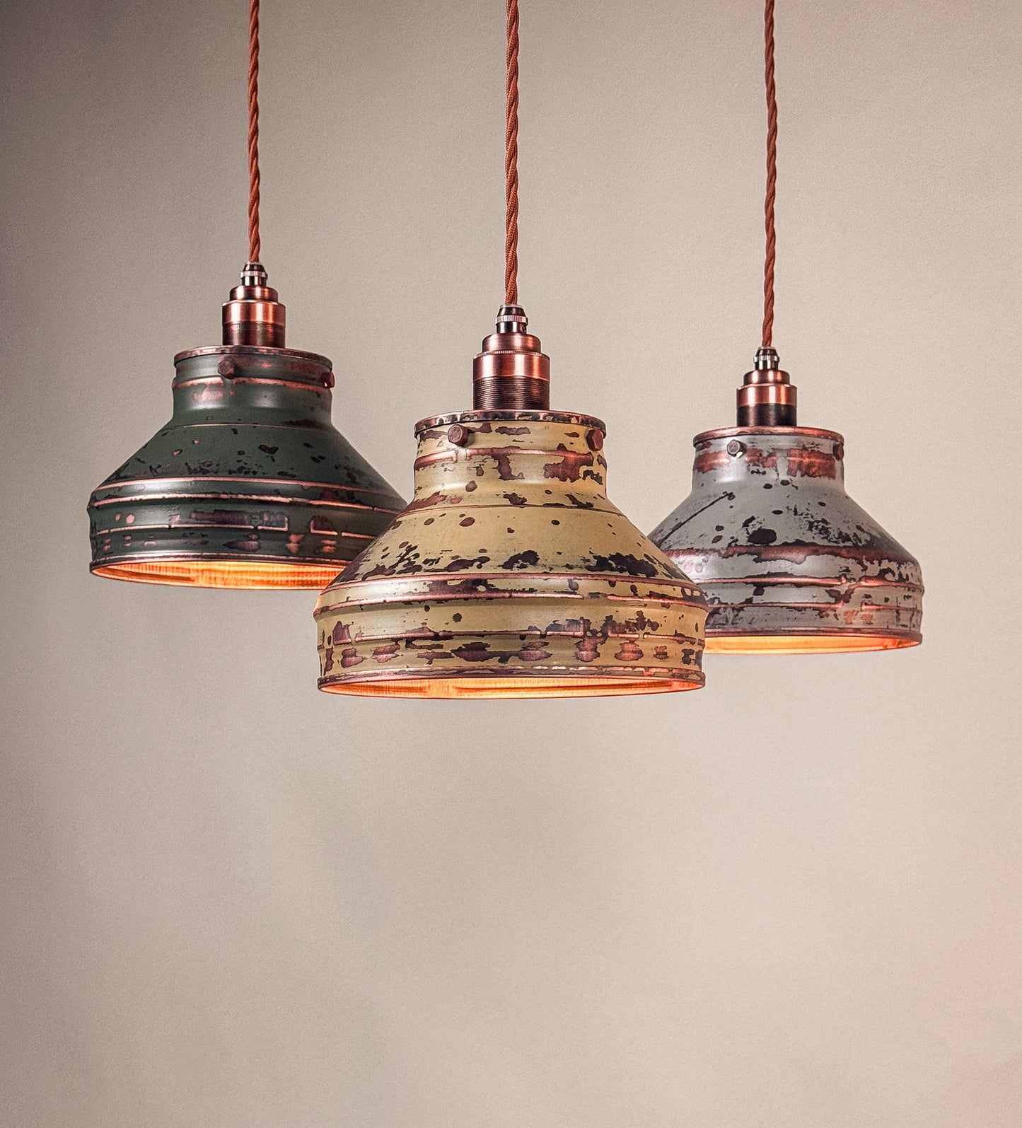 Bronze Echo Series - Artisan Handcrafted Pendant Light
