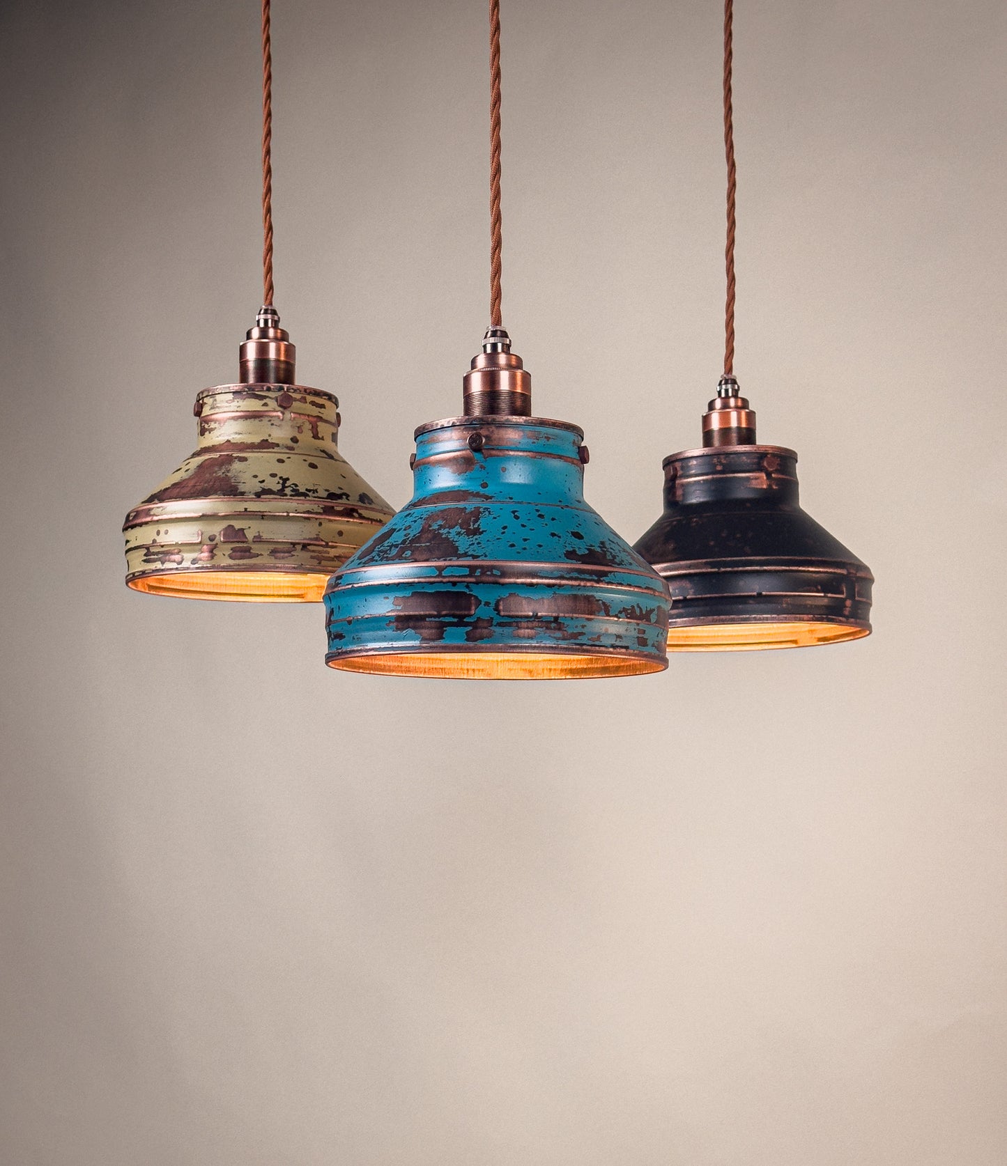 Bronze Echo Series - Artisan Handcrafted Pendant Light