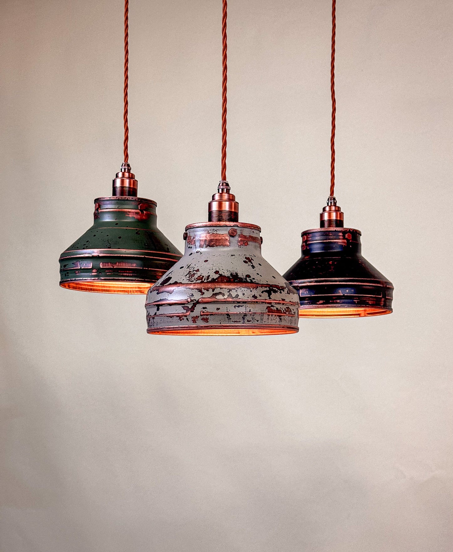 Bronze Echo Series - Artisan Handcrafted Pendant Light